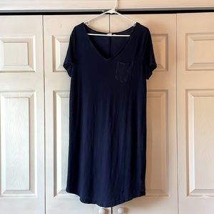 GAP - Navy Blue T-Shirt dress (v-neck)